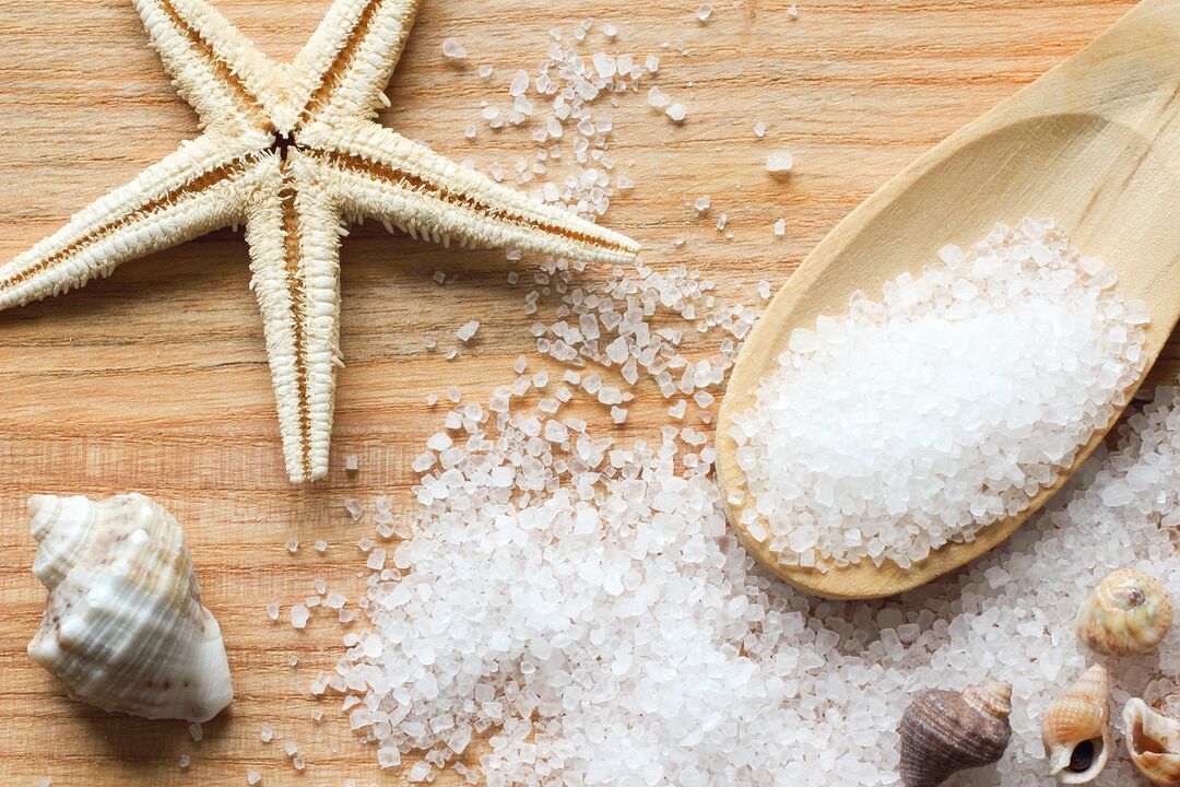Treat fungus with sea salt